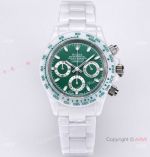 Best Replica AET Remould Rolex Daytona 43mm Watch Green Dial Full Ceramic Strap